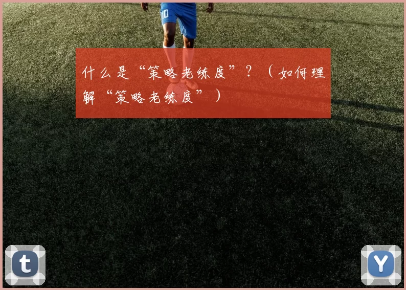 什么是“策略老练度”？（如何理解“策略老练度”）