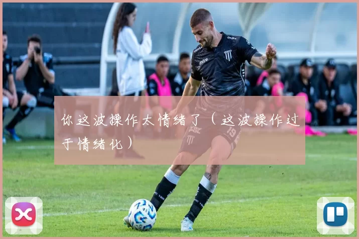 你这波操作太情绪了（这波操作过于情绪化）